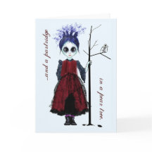 Fille de goth de Noël