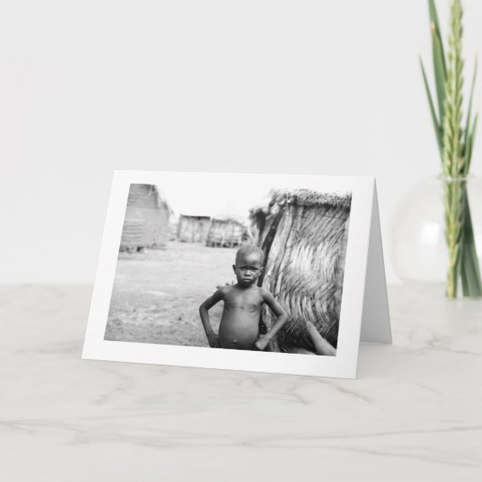 Cartes Pour Fêtes Annuelles Fille de Nkwanta (Devant)