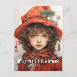 Cartes Pour Fêtes Annuelles Fille de Noël personnalisée 2 sur 25