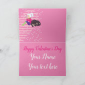 Cartes Pour Fêtes Annuelles Fille en amour (Intérieur)