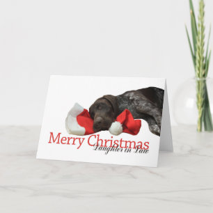 Cartes Pour Fêtes Annuelles Fille en droit Glossy Grizzly Joyeux Noël