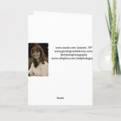 Cartes Pour Fêtes Annuelles Fille et fiancé de Joyeux Noël (Dos)