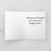 Cartes Pour Fêtes Annuelles Fille Lily de Pâques (Intérieur)