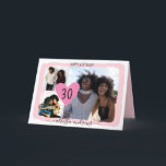 Cartes Pour Fêtes Annuelles Fille Rose Blanc Quatre Photo Collage Joyeux Anniv<br><div class="desc">Cette carte d'anniversaire moderne et mignonne est une façon douce de montrer votre amour à quelqu'un de spécial pour leur anniversaire. Il comporte l'expression "Joyeux anniversaire", avec leur âge et leur nom dans une typographie de script signature noire au-dessus d'un collage photo et d'un simple arrière - plan rose vif...</div>