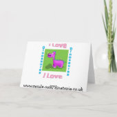 Cartes Pour Fêtes Annuelles fille spéciale (Dos)