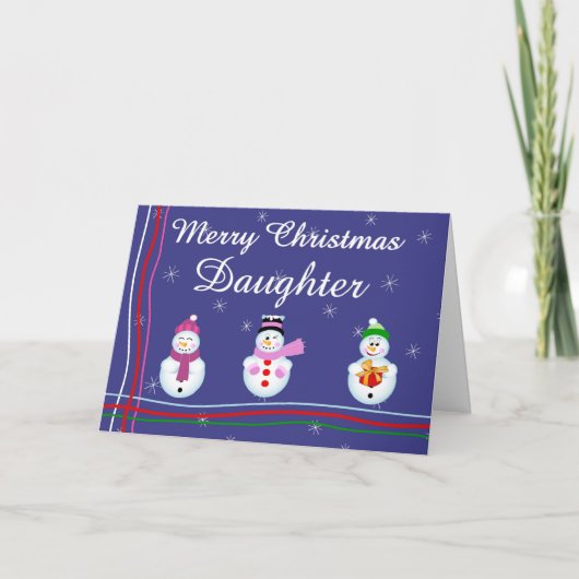 Cartes Pour Fêtes Annuelles Fille Xmas (Devant)