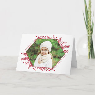 Cartes Pour Fêtes Annuelles Film d'hiver horizontale Red (homonymie)