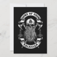 Fils Arrière D'Odin- Vikings Nordiques