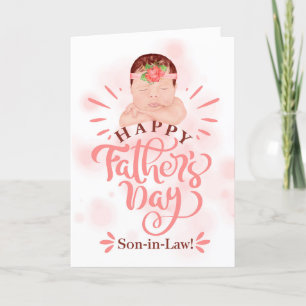 Cartes Pour Fêtes Annuelles Fils dans la loi sur la Fête des pères mignonne bé