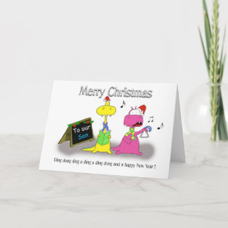 Cartes Pour Fêtes Annuelles Fils de noël