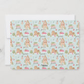 Cartes Pour Fêtes Annuelles Fin de l'année Highlight Gingerbread Town Road Map (Dos)