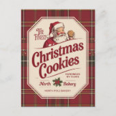 Cartes Pour Fêtes Annuelles Finer les cookies de Noël ajouter un message (Devant)