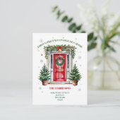 Cartes Pour Fêtes Annuelles First  Christmas New House  (Debout devant)