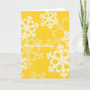 Cartes Pour Fêtes Annuelles Flacons de Noël jaunes et blancs mignons