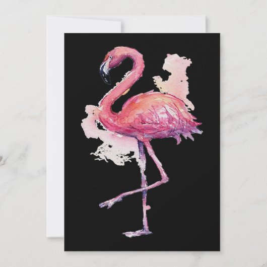 Cartes Pour Fêtes Annuelles Flamant rose | Cool 60s Flamant rose Flamant rose  (Devant)