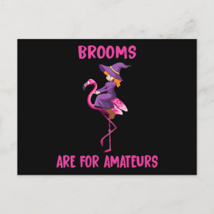Cartes Pour Fêtes Annuelles Flamant rose   Costume d'Halloween Flamingoween