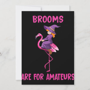 Cartes Pour Fêtes Annuelles Flamant rose   Costume d'Halloween Flamingoween