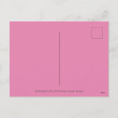 Cartes Pour Fêtes Annuelles Flamant rose ROSE COEURS DE VALENTINE, INSÉPARABLE (Dos)