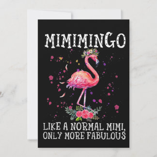 Cartes Pour Fêtes Annuelles Flamants roses | Mimimingo Comme Un Mimi Normal