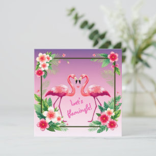 Cartes Pour Fêtes Annuelles Flamingle Saint-Valentin