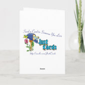 Cartes Pour Fêtes Annuelles Flammes de neige de vacances (Dos)