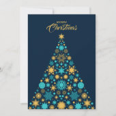 Cartes Pour Fêtes Annuelles Flat de Noël moderne (Devant)