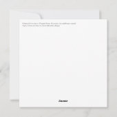 Cartes Pour Fêtes Annuelles Flat Holiday Card (Dos)