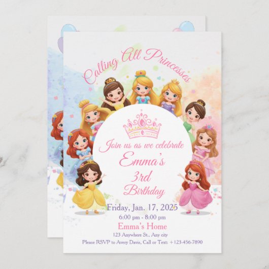 Cartes Pour Fêtes Annuelles Flat Holiday Card (Devant / Derrière)