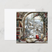 Cartes Pour Fêtes Annuelles Flat Holiday/Winter Card (Devant / Derrière)