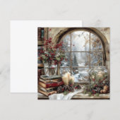 Cartes Pour Fêtes Annuelles Flat Holiday/Winter Card (Devant / Derrière)