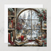 Cartes Pour Fêtes Annuelles Flat Holiday/Winter Card (Devant / Derrière)