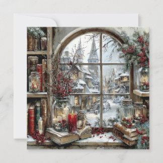 Cartes Pour Fêtes Annuelles Flat Holiday/Winter Card