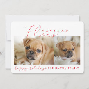 CARTES POUR FÊTES ANNUELLES FLEAS NAVIDAD