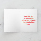 Cartes Pour Fêtes Annuelles Flèche de neige V (Intérieur)