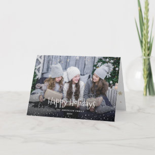 Cartes Pour Fêtes Annuelles Flèches de neige