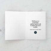 Cartes Pour Fêtes Annuelles Flèches modernes | Salutations du Nouvel An (Intérieur)