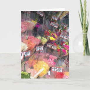 Cartes Pour Fêtes Annuelles Fleur Bouquet Corner Bodega NYC Saint-Valentin