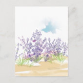 Cartes Pour Fêtes Annuelles Fleur de lavande (Devant)