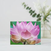 Cartes Pour Fêtes Annuelles Fleur de lotus (Debout devant)