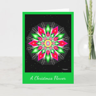 Cartes Pour Fêtes Annuelles Fleur de Noël