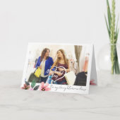 Cartes Pour Fêtes Annuelles Fleur de photo personnalisée Fête des mères belle- (Devant)