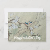 Cartes Pour Fêtes Annuelles Fleur de prune au printemps (Devant)