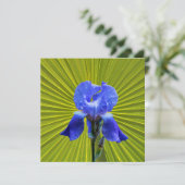 Cartes Pour Fêtes Annuelles Fleur d'Iris (Debout devant)
