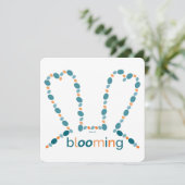 Cartes Pour Fêtes Annuelles Fleur, floraison, florence... (Debout devant)