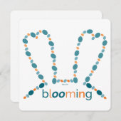 Cartes Pour Fêtes Annuelles Fleur, floraison, florence... (Devant / Derrière)