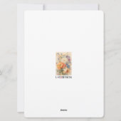 Cartes Pour Fêtes Annuelles Fleurs (Dos)