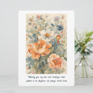 Cartes Pour Fêtes Annuelles Fleurs