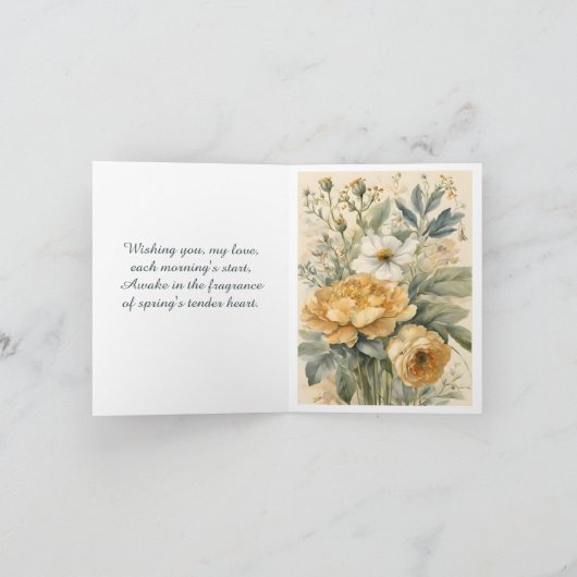 Cartes Pour Fêtes Annuelles Fleurs (Intérieur)