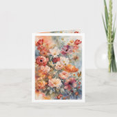 Cartes Pour Fêtes Annuelles Fleurs (Devant)