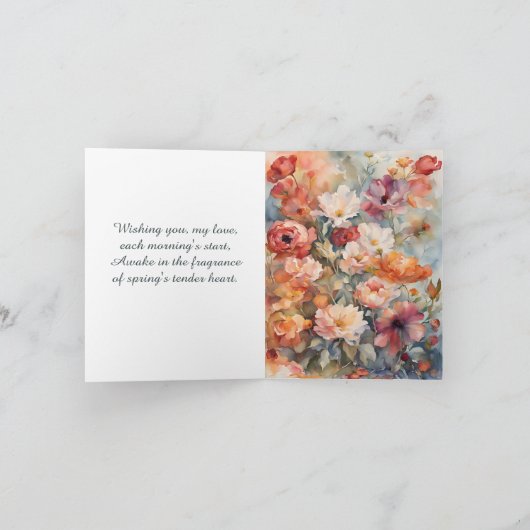 Cartes Pour Fêtes Annuelles Fleurs (Intérieur)